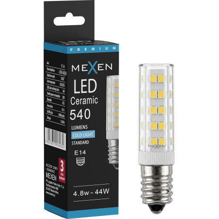 Mexen Aura LED žarulja E14, 4,8W, Hladna - 6500K, 540 lm - L121-E14-0565-01