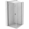 Mexen Mist-B svängbar duschkabin 85 x 85 cm, transparent, gun metal - 8A2T-085-085-95-00