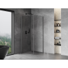 Mexen Mist-B kabina prysznicowa uchylna 90 x 90 cm, transparent, gun metal - 8A2T-090-090-95-00