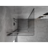 Mexen Mist-B vikbar duschkabin 90 x 90 cm, transparent, gun metal - 8A2T-090-090-95-00