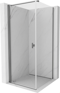 Mexen Mist-B kabina prysznicowa uchylna 95 x 95 cm, transparent, gun metal - 8A2T-095-095-95-00