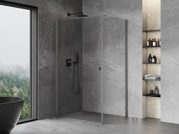 Mexen Mist-B kabina prysznicowa uchylna 80 x 100 cm, transparent, gun metal - 8A2T-080-100-95-00