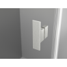 Mexen Mist-B kabina prysznicowa uchylna 95 x 80 cm, transparent, nikiel szczotkowany - 8A2T-095-080-97-00