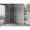 Mexen Mist-B kabina prysznicowa uchylna 90 x 100 cm, transparent, nikiel szczotkowany - 8A2T-090-100-97-00