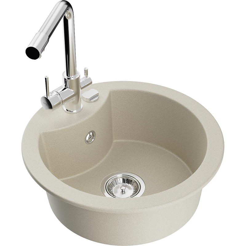 Mexen Diego Granitzoumud 1-Komoresch mat Kichekraan Duero, beige - 6512-69-671600-00