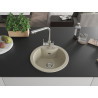 Mexen Diego fregadero de granito de 1 compartimento con grifo de cocina Duero, beige - 6512-69-671600-00
