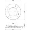 Mexen UniC wspornik tarasowy regulowany pod płyty 18-28 mm - C9901-020-030