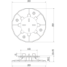 Mexen UniC soporte de terraza ajustable para placas 35-70 mm - C9902-035-070