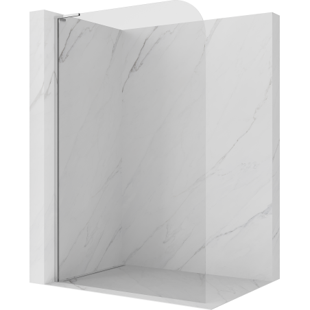 Mexen Kioto-P L tuš stena Walk-in 80 x 200 cm, prosojna 8 mm, krom - 800-080-103-01-00-P