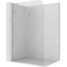 Mexen Kioto-P L ścianka prysznicowa Walk-in 80 x 200 cm, transparent 8 mm, chrom - 800-080-103-01-00-P