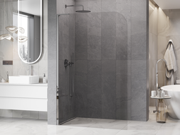 Mexen Kioto-P L ścianka prysznicowa Walk-in 90 x 200 cm, transparent 8 mm, chrom - 800-090-103-01-00-P