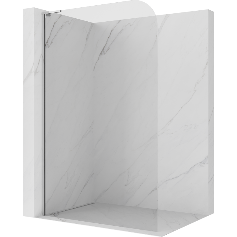 Mexen Kioto-P L tuš stena Walk-in 90 x 200 cm, prozorna 8 mm, krom - 800-090-103-01-00-P
