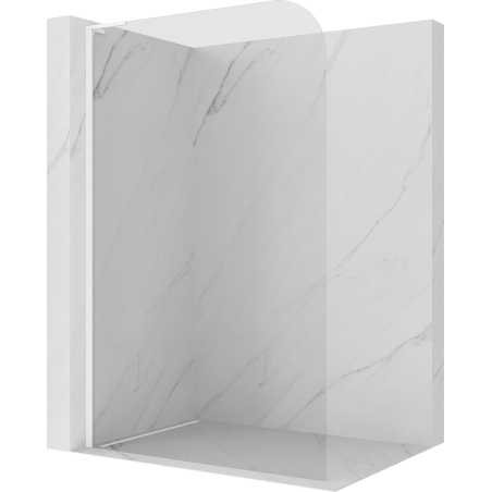 Mexen Kioto-P L ścianka prysznicowa Walk-in 80 x 200 cm, transparent 8 mm, biała - 800-080-103-20-00-P