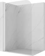 Mexen Kioto-P L ścianka prysznicowa Walk-in 100 x 200 cm, transparent 8 mm, biała - 800-100-103-20-00-P