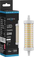 Mexen Vega żarówka LED ściemnialna R7S, 18W, Neutralna - 4000K, 2200 lm - L125-R7S-1840-02