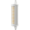 Mexen Vega Himmennettävä LED-lamppu R7S, 18W, Lämmin - 3000K, 2000 lm - L125-R7S-1830-02
