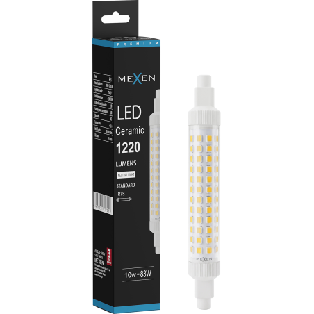 Mexen Vega żarówka LED R7S, 10W, Neutralna - 4000K, 1220 lm - L126-R7S-1040-02