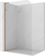 Mexen Kioto-P L ścianka prysznicowa Walk-in 100 x 200 cm, transparent 8 mm, miedź szczotkowana - 800-100-103-65-00-P