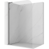 Mexen Kioto-P L ścianka prysznicowa Walk-in 70 x 200 cm, transparent 8 mm, gun gray szczotkowany - 800-070-103-66-00-P