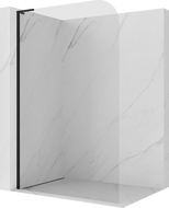 Mexen Kioto-P L ścianka prysznicowa Walk-in 110 x 200 cm, transparent 8 mm, czarna - 800-110-103-70-00-P