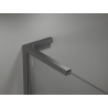 Mexen Kioto-P L ścianka prysznicowa Walk-in 120 x 200 cm, transparent 8 mm, gun metal - 800-120-103-95-00-P