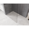 Mexen Kioto-P L prha za prho Walk-in 100 x 200 cm, prosojna 8 mm, brušen nikel - 800-100-103-97-00-P