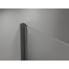 Mexen Mist-B Duo kabina prysznicowa uchylna 70 x 70 cm, transparent, gun metal - 8A2-070-070-95-00