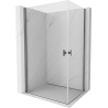 Mexen Mist-B Duo kabina prysznicowa uchylna 100 x 80 cm, transparent, gun metal - 8A2-100-080-95-00