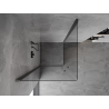 Mexen Mist-B Duo kabina prysznicowa uchylna 85 x 85 cm, transparent, gun metal - 8A2-085-085-95-00