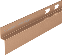 Mexen Line-B μπροστινή λωρίδα ντους 130 cm, βουρτσισμένος χαλκός - 186503130U