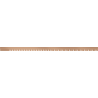 Mexen Line-B Duschablaufrinne frontal 130 cm, gebürstetes Kupfer - 186503130U