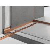 Mexen Line-B Duschablaufrinne frontal 130 cm, gebürstetes Kupfer - 186503130U