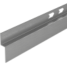 Mexen Line-B frontal duschlist 130 cm, borstat gun gray - 186603130U