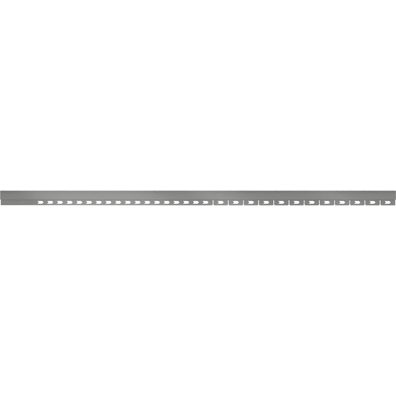 Mexen Line-B barra de duche frontal 130 cm, cinza arma escovado - 186603130U