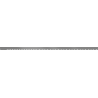 Mexen Line-B Duschrinne Frontleiste 180 cm, gebürstetes Gun Gray - 186603180U