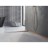 Mexen Line-B listello per vetro 120 cm sinistra, rame spazzolato - 186504120L