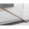 Mexen Line-B putoamislista lasille 120 cm oikea, harjattu kupari - 186504120R