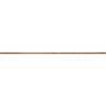 Mexen Line-B listwa spadkowa do szkła 180 cm lewa, miedź szczotkowana - 186504180L