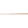 Mexen Line-B listwa spadkowa do szkła 120 cm lewa, miedź szczotkowana - 186504120L