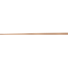Mexen Line-B προφίλ για γυαλί 120 cm αριστερό, βουρτσισμένο χαλκό - 186504120L