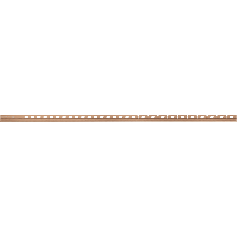 Mexen Line-B listwa spadkowa do szkła 120 cm prawa, miedź szczotkowana - 186504120R