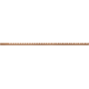 Mexen Line-B Abschlussprofil für Glas 120 cm rechts, gebürstetes Kupfer - 186504120R