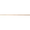 Mexen Line-B aflopend profiel voor glas 180 cm rechts, geborsteld koper - 186504180R