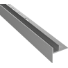Mexen Line-B listwa spadkowa do szkła 120 cm lewa, gun gray szczotkowany - 186604120L
