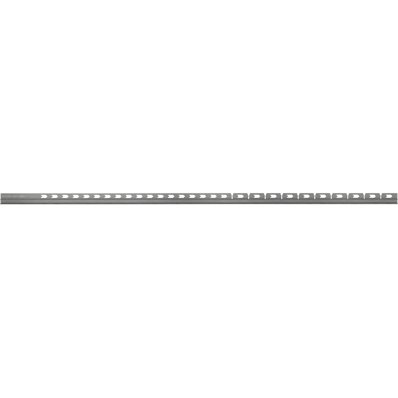 Mexen Line-B bordure de seuil pour verre 120 cm droite, gris pistolet brossé - 186604120R