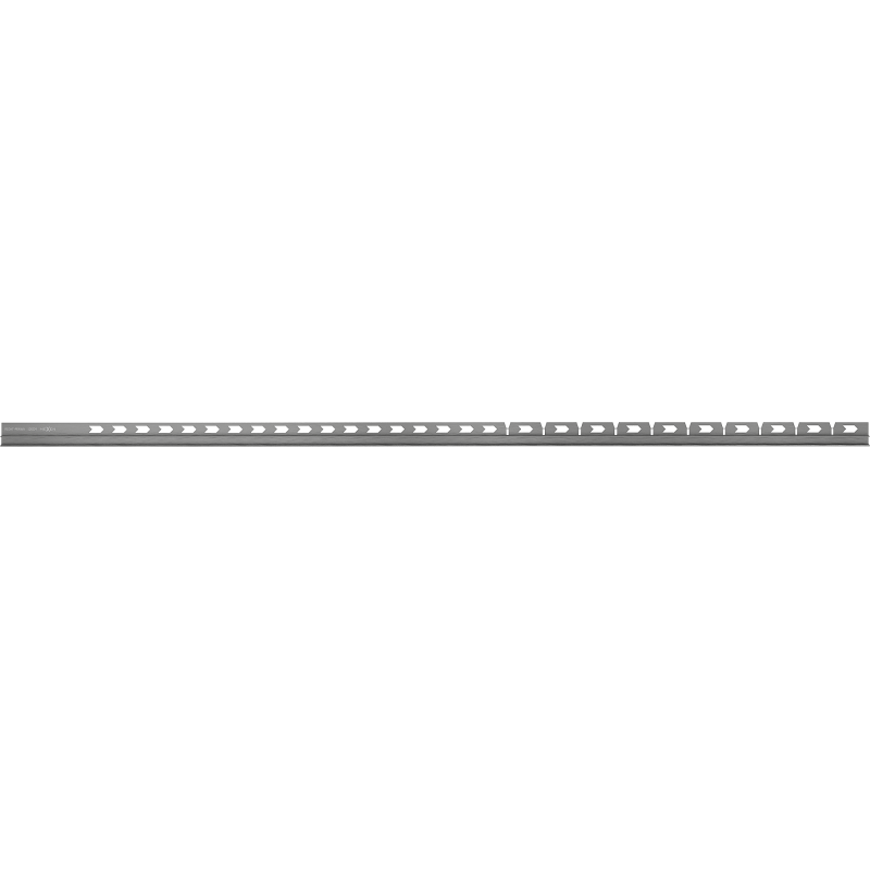 Mexen Line-B listón de pendiente para vidrio 120 cm derecho, gris arma cepillado - 186604120R