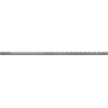 Mexen Line-B listón de pendiente para vidrio 120 cm derecho, gris arma cepillado - 186604120R