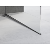 Mexen Line-B bordure de seuil pour verre 120 cm droite, gris pistolet brossé - 186604120R