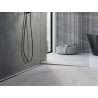 Mexen Line-B Gefälleleiste für Glas 120 cm rechts, gebürstetes Gun Gray - 186604120R