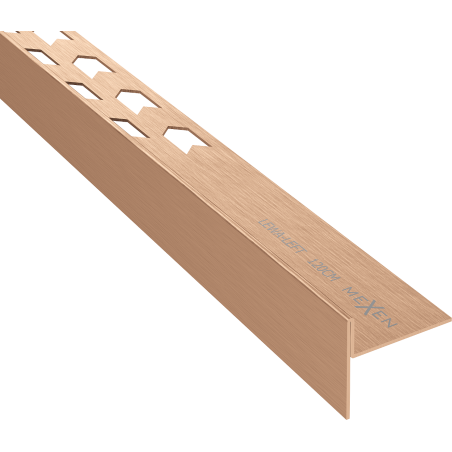 Mexen Line-B 120 cm jalkalista vasen, harjattu kupari - 186501120L